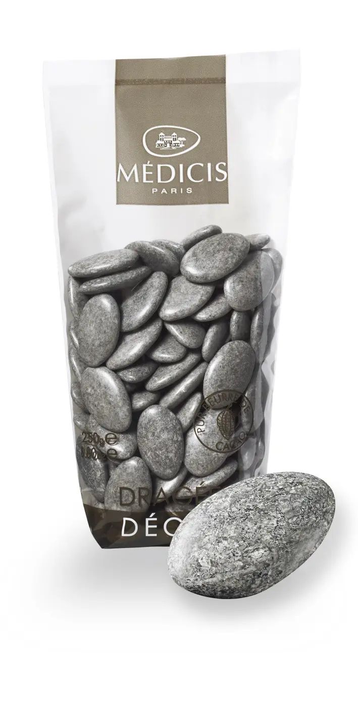 Dragées Médicis Chocolat - Gris Granite - 250 g