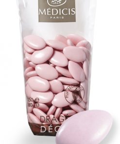 Dragées Médicis Chocolat - Laqué Rose - 250 g