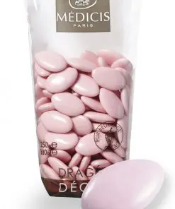 Dragées Médicis Chocolat - Laqué Rose - 250 g
