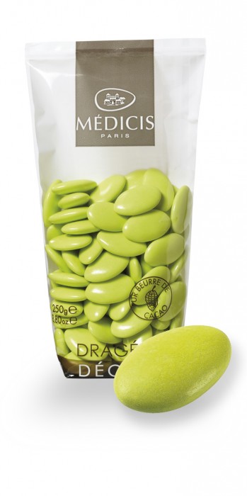 Dragées Médicis Chocolat - Vert Anis - 250 g