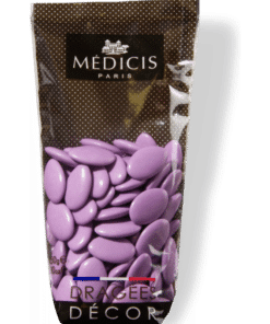 Dragees chocolat mauve medicis