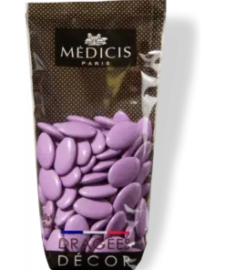 Dragees chocolat mauve medicis