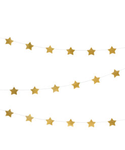 guirlande étoiles dorées
