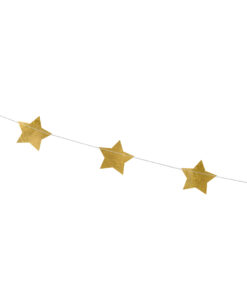 guirlande étoiles or