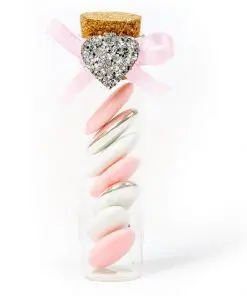 Eprouvette dragées en verre 10 cm