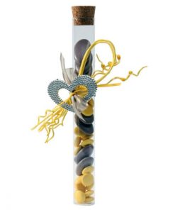 Alternative view of Eprouvette à dragées en verre hauteur 15cm