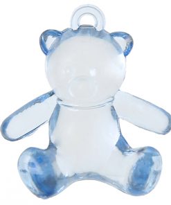 Alternative view of Ourson pendentif en plexi bleu - Lot de 4
