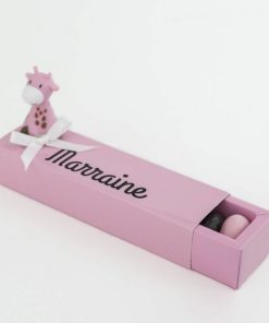 Alternative view of Boite à dragées coulissante rose