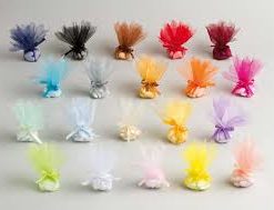 Alternative view of Tulles à dragées cristal - Aqua - Lot de 10