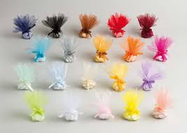 Tulles à dragées cristal bleu ciel- Lot de 10 – Image 2
