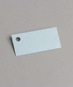 etiquette rectangle bleu ciel nacré
