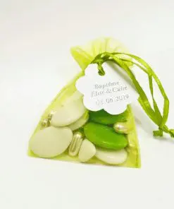sac a dragees vert anis