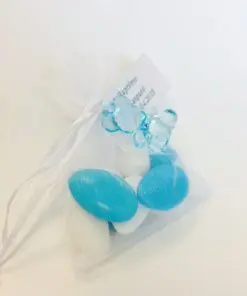 sac a dragées organza blanc