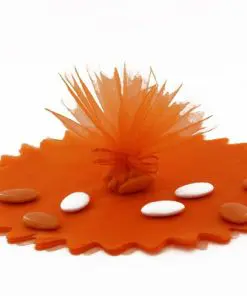 tulle cristal orange