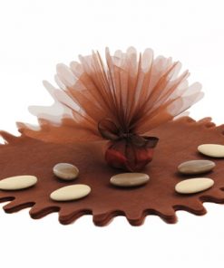 tulle cristal chocolat