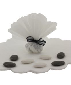 tulle intissé blanc