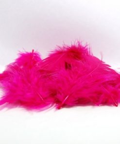 Plume fuchsia -Lot de 20