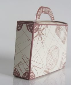 Alternative view of Boite à dragées valise - Thème voyage - Lot de 10