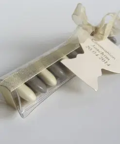 Etui à dragées transparent -10 cm - Lot de 10