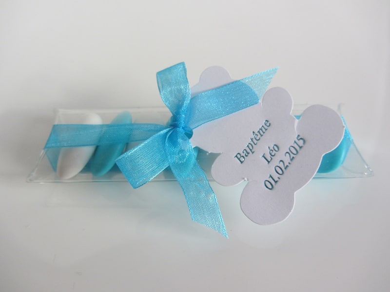 Etui à dragées transparent -10 cm - Lot de 10 – Image 6