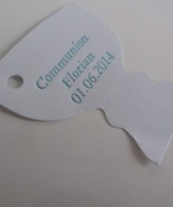 Etiquette dragees communion