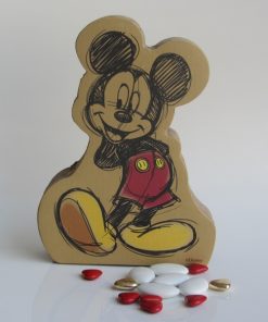 Baby Shower Garçon Mickey rouge et noir