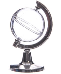 Alternative view of Contenant à dragées globe - Argenté - Plexi