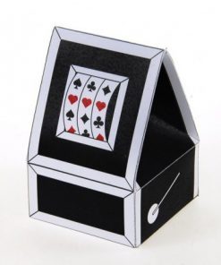 Boite à dragées casino - Machine à sous - Lot de 10