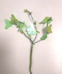 tige papillon vert decoration dragees theme papillon vert