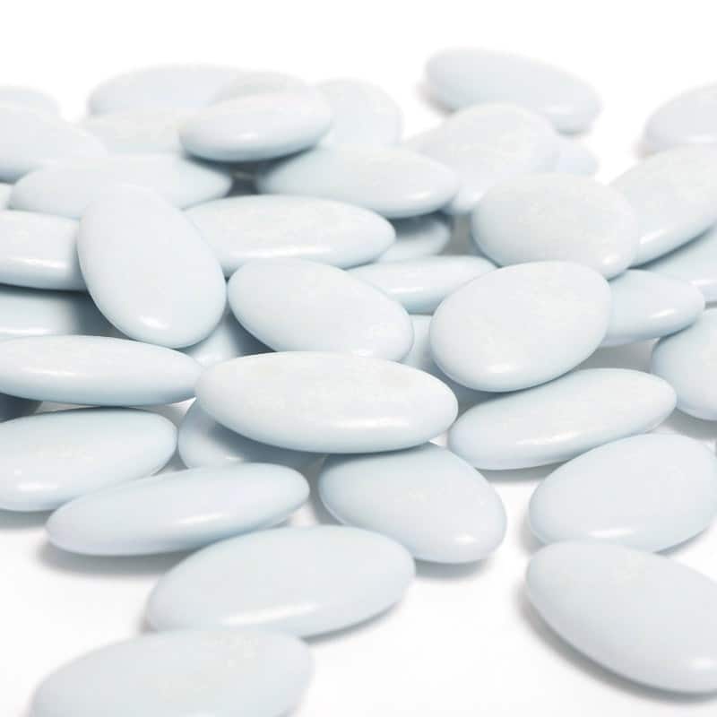 dragees chocolat bleu ciel