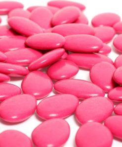 dragees chocolat fushia