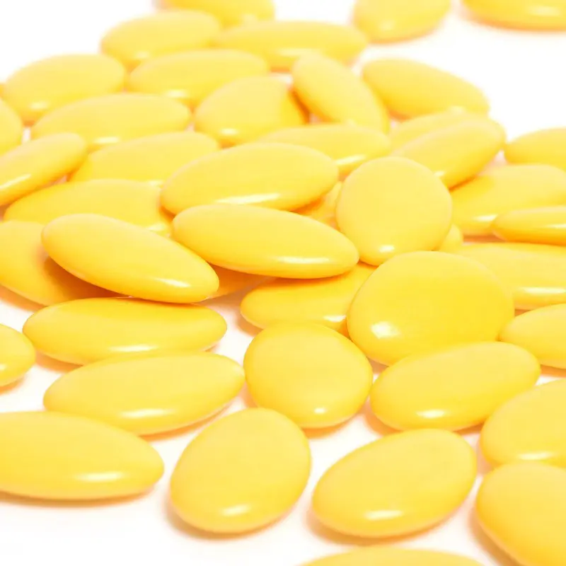 dragees chocolat jaune