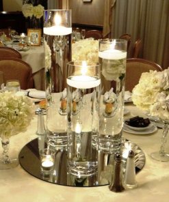 Alternative view of Bougie flottante blanche X 10