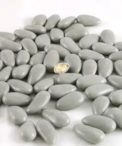 Dragées amande gris - dragées gris opéra