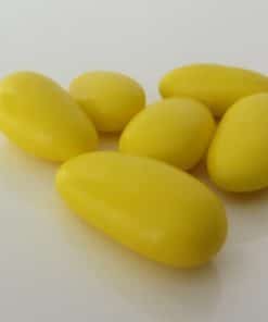 dragées amande jaune