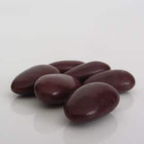 dragees amande marron