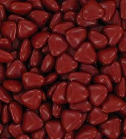 dragees coeur bordeaux