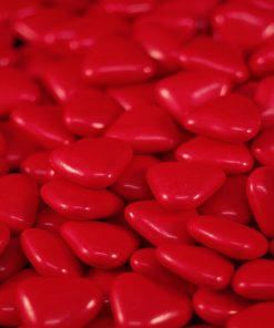 dragées coeur rouge