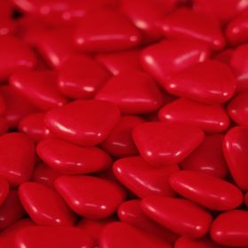 dragées coeur rouge