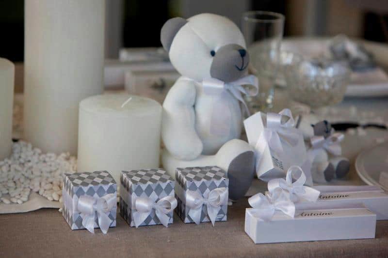 contenant dragées baptême