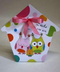 Alternative view of Dragées hiboux - Boite nichoir - Lot de 6