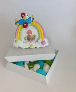 Cadre photo Avion Vert -Petit modèle