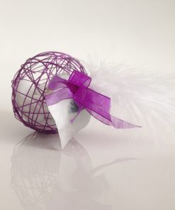 Contenant dragées Mariage - Métal