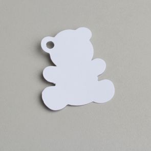 Etiquettes à dragées ourson bapteme et naissance