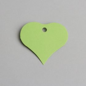 etiquette fleur vert