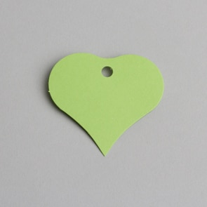 etiquette fleur vert