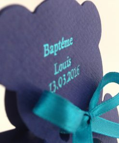 dragées bleu roi bapteme