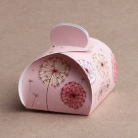 Boite à dragées Pissenlit - Mimosa PM - Lot de 10