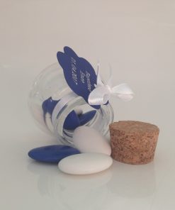 Contenant dragees en verre rond