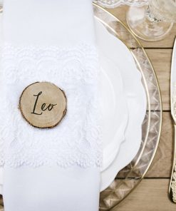 Marque place mariage champetre